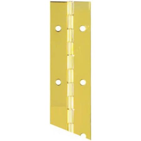 Eat-In N148-155 1.5 x 30 in. Bright Brass Finish Continuous Hinge EA600027